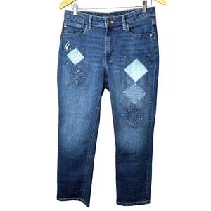 Tommy‎ Bahama Jeans Womens Size 4 Straight Medium Wash Boyfriend Premium Denim